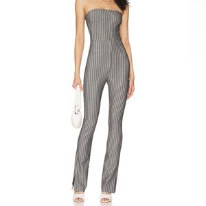 Superdown Pinstripe Jumpsuit